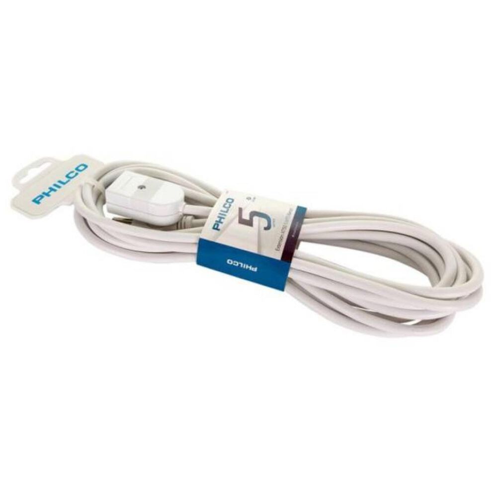 Extension Alargador 5 Mts 250v 10a Blanco image number 2.0