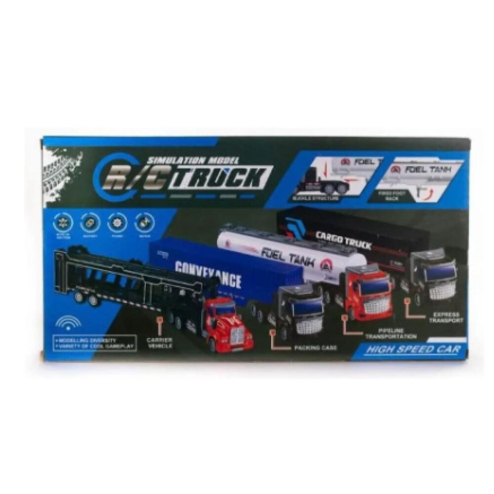 Juguete Camion A Control Remoto Contenedor Tanque Infantil image number 3.0