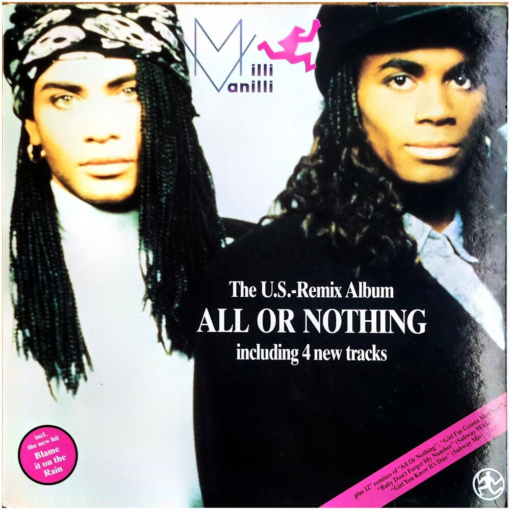 Milli Vanilli - All Or Nothing: The Us Remix Album | Vinilo Usado image number 0.0