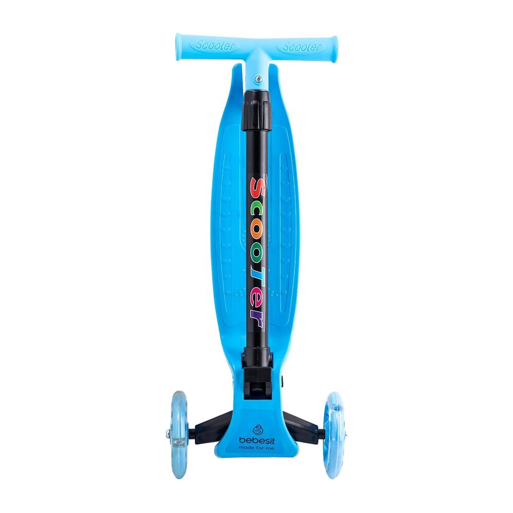 Scooter Monopat&iacute;n 2 En 1 Con Asiento Ni&ntilde;o Plegable Xt04 Azul image number 6.0