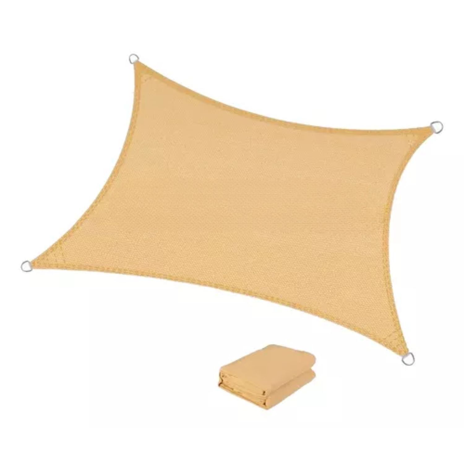 Toldo Vela Sombra Rectangular Altura 250x300cm Beige Terraza image number 0.0