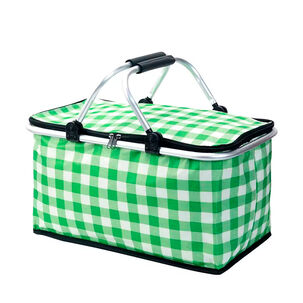 Canasta De Picnic Con Aislante Térmico Viajera Plegable