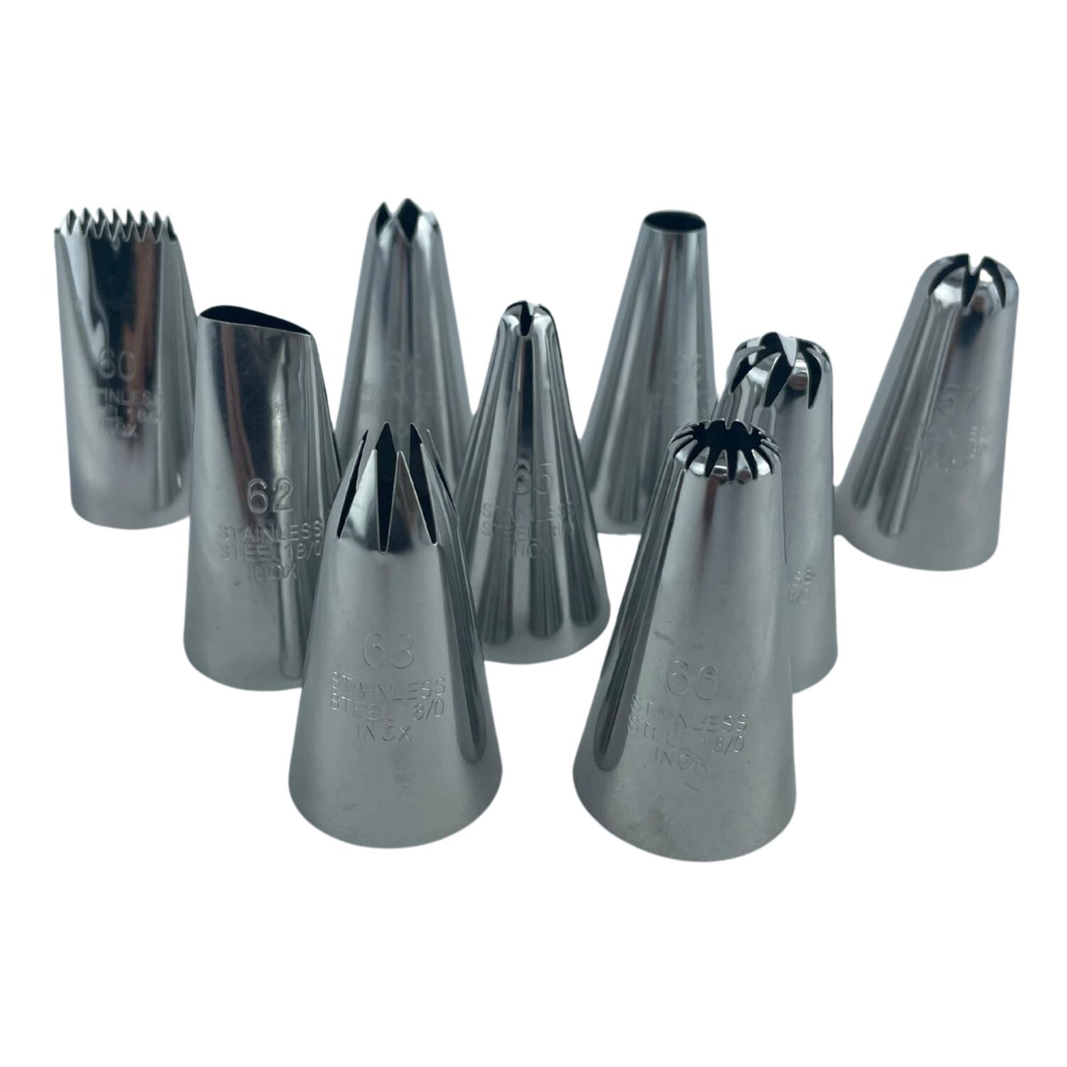 Set De 9 Boquillas Grandes N 56,57,60,61,62,63,64,65,66 image number 1.0