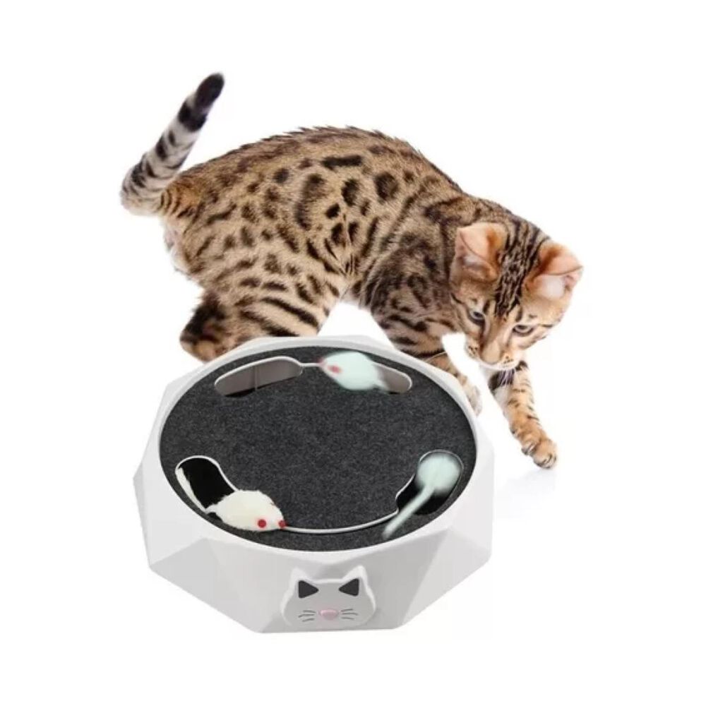 Juguete Interactivo Electrico Ratones Para Gatos Mascotas image number 1.0