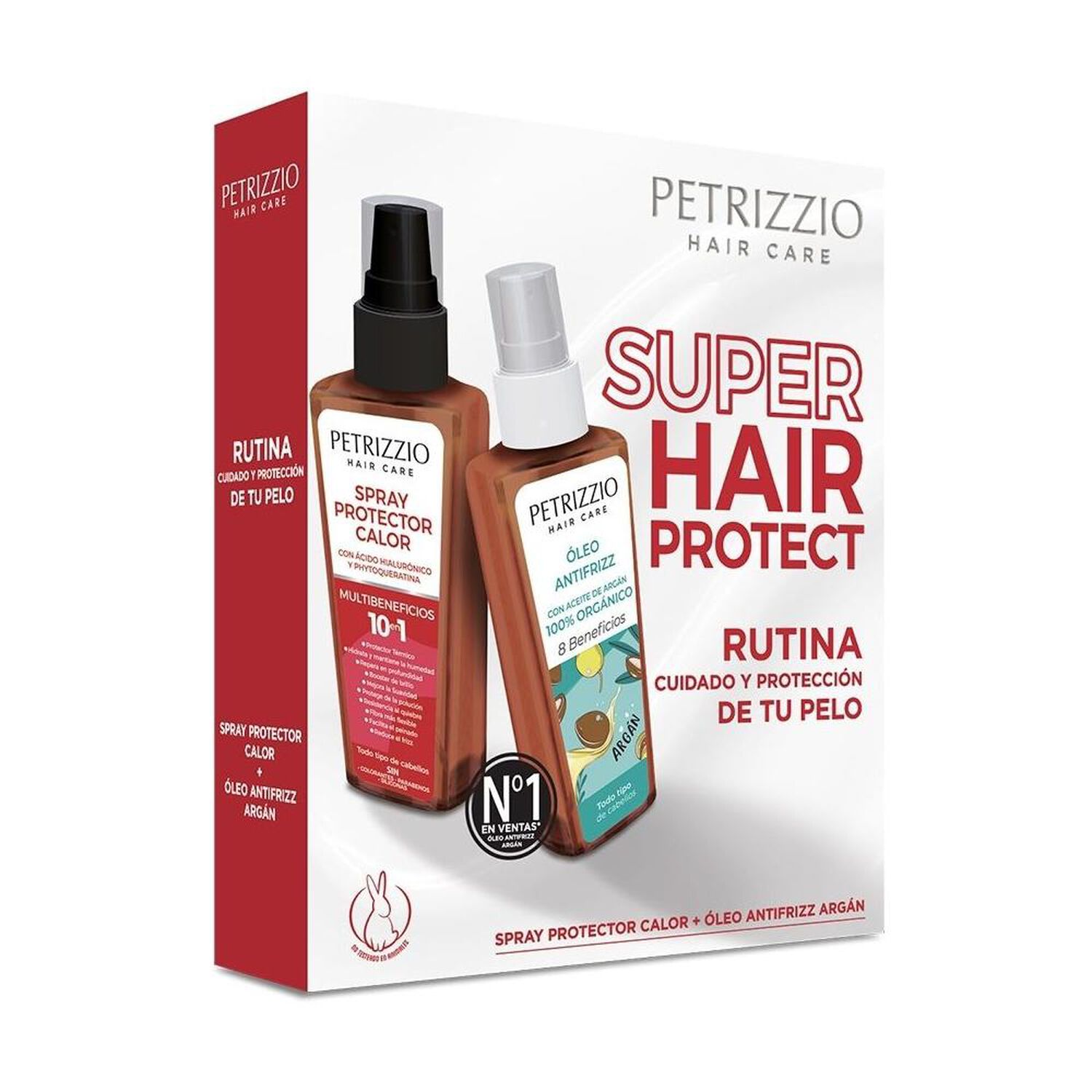 Set Capilar Spray Protector De Calor + &Oacute;leo Antifrizz Arg&aacute;n image number 0.0