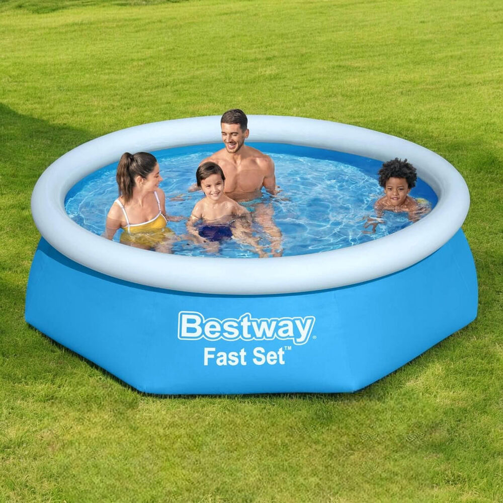 Bestway Piscina Redonda Fácil Armado Con Filtro 2.44x61cm Azul image number 4.0