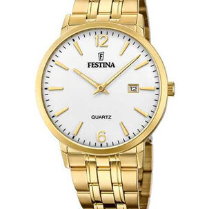 Reloj F20513/2 Festina Dorado Hombre Acero Clásico