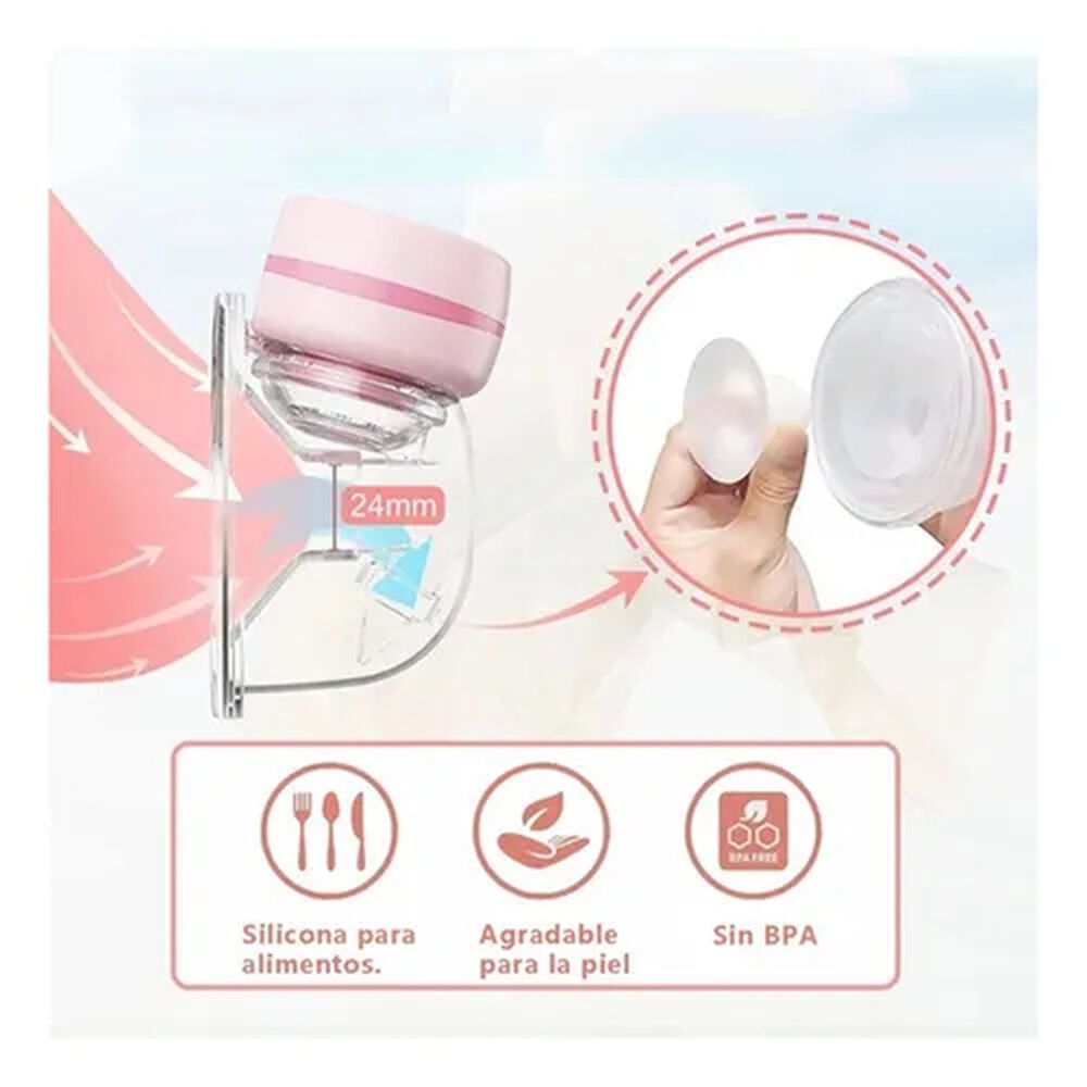 Extractor De Leche Materna Portatil Electrico Silencioso image number 3.0