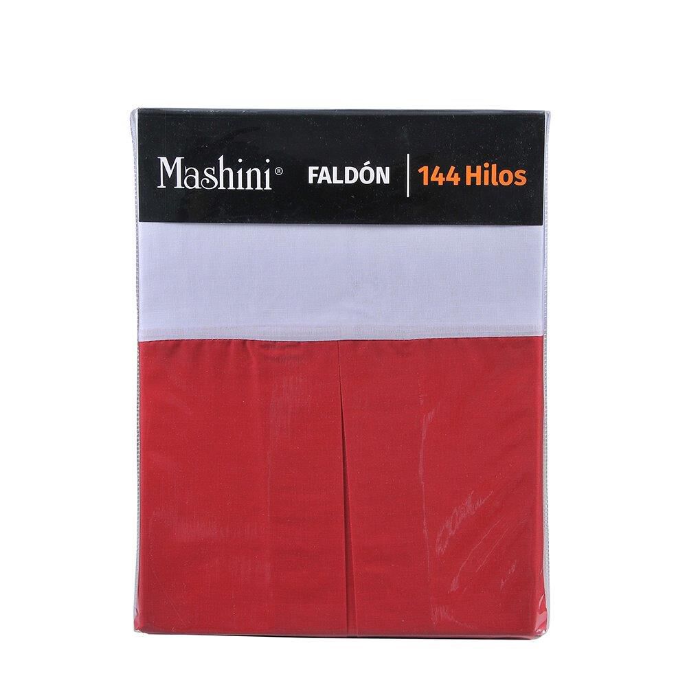 Faldon 144 Hilos Mashini King Rojo image number 2.0