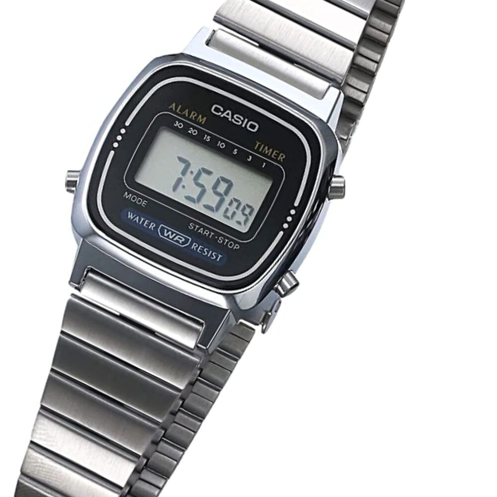 Reloj De Mujer Casio Silver Vintage La670wa-1df image number 1.0