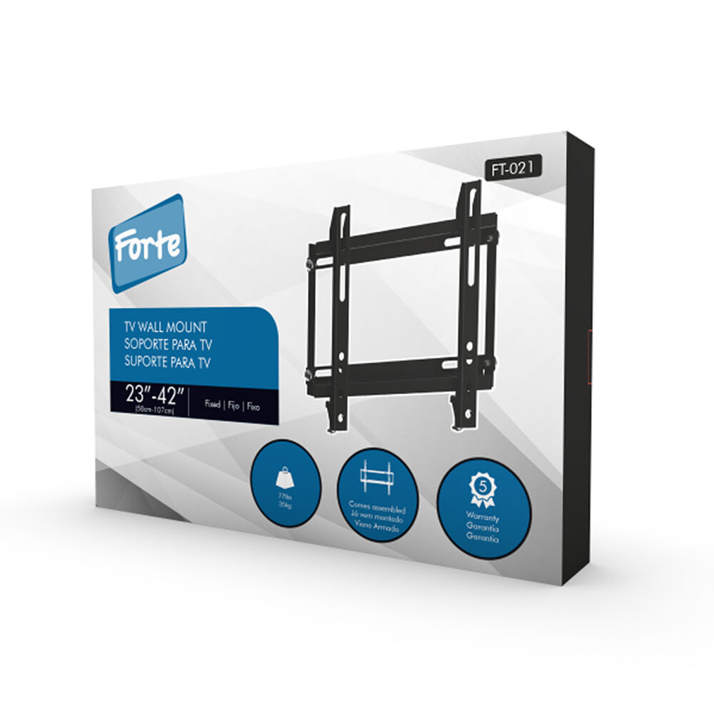 Soporte Tv Fijo Ultra Delgado 23" A 42" - Ft-021 Forte image number 3.0