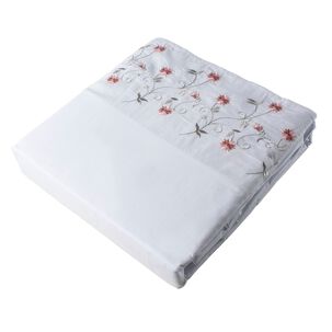 S&aacute;bana Andes 144 Hilos Bordado Rosa 1.5 Pl