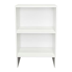 Librero Bajo Fm 2 Repisas 80x50x30,3 Cm Blanco