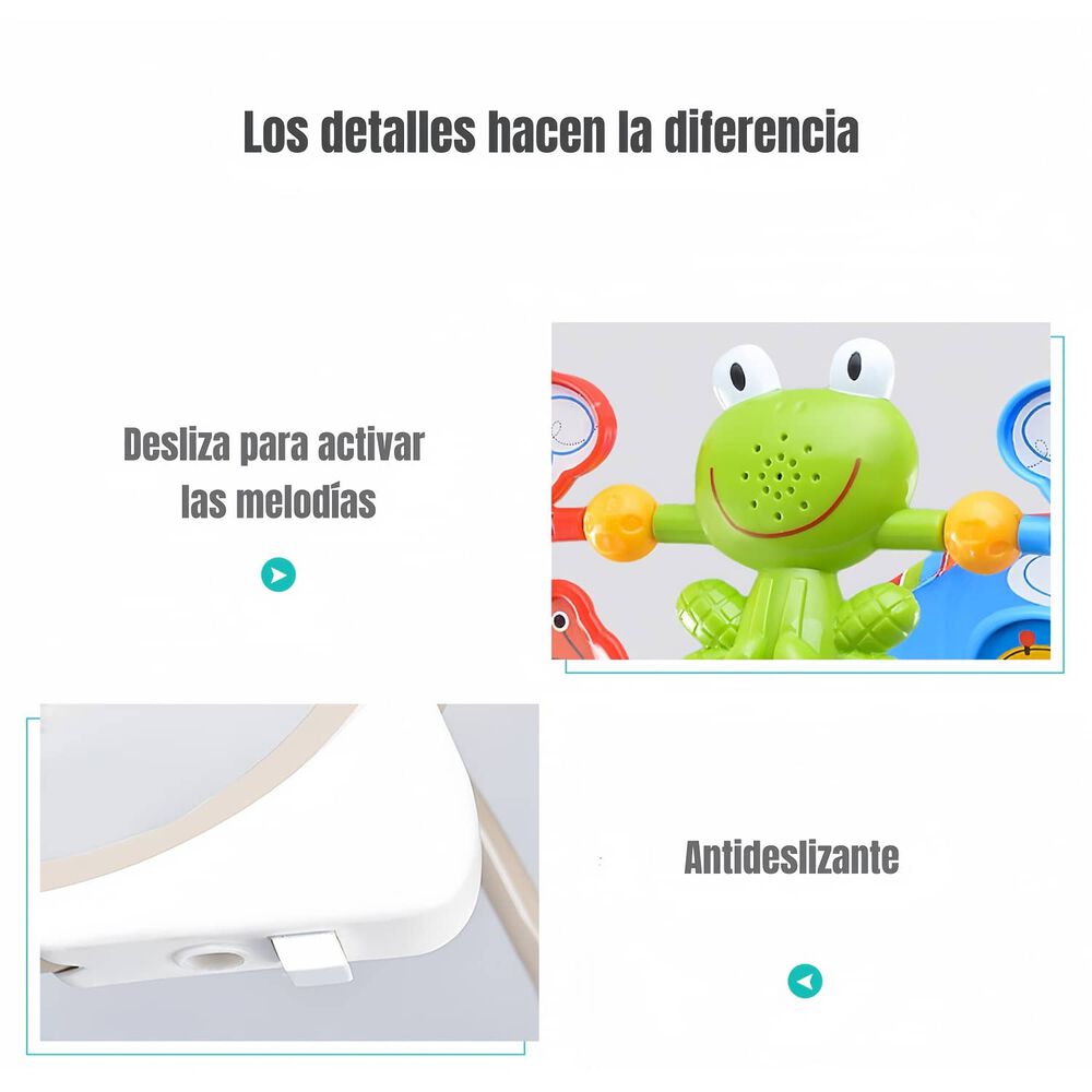 Silla Nido Mecedora Con Vibraci&oacute;n Y Melod&iacute;a Gris Lubabycas image number 4.0