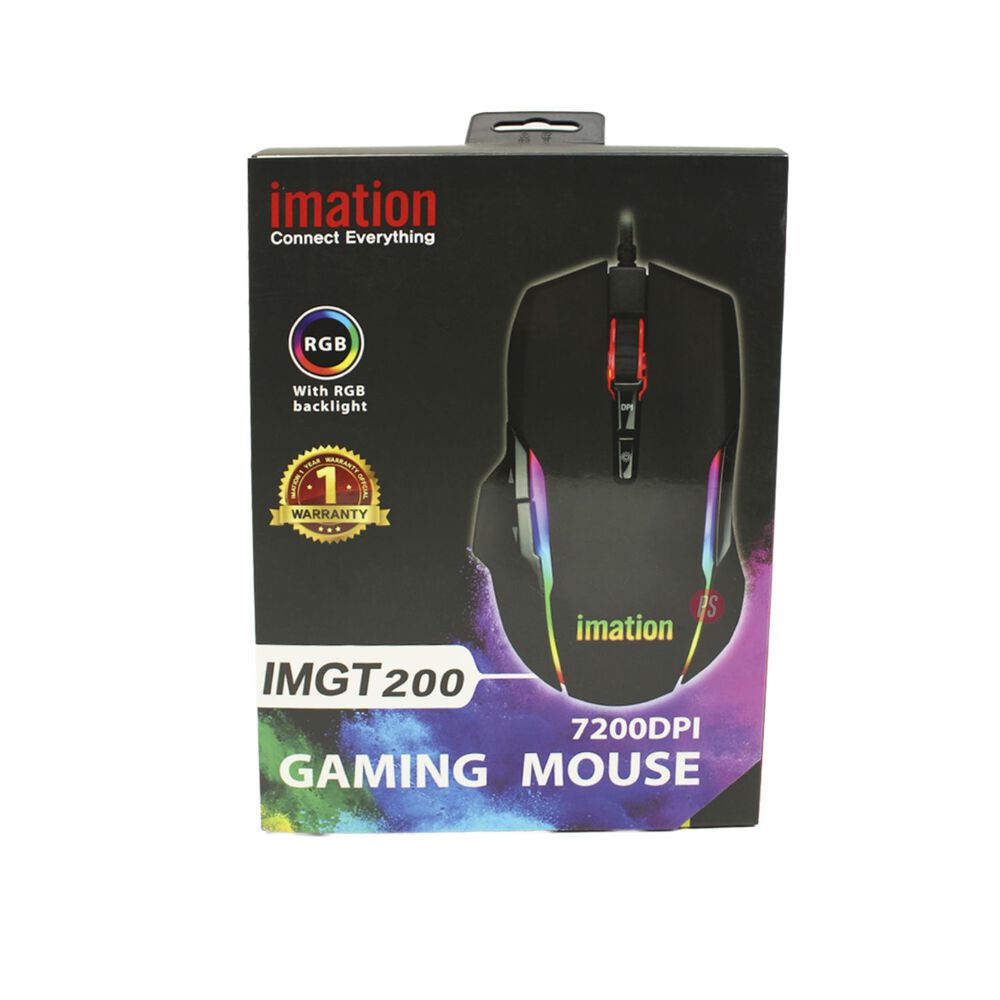 Mouse Gamer Imation Imgt200 Rgb 7200 Dpi Precisión - Ps image number 2.0