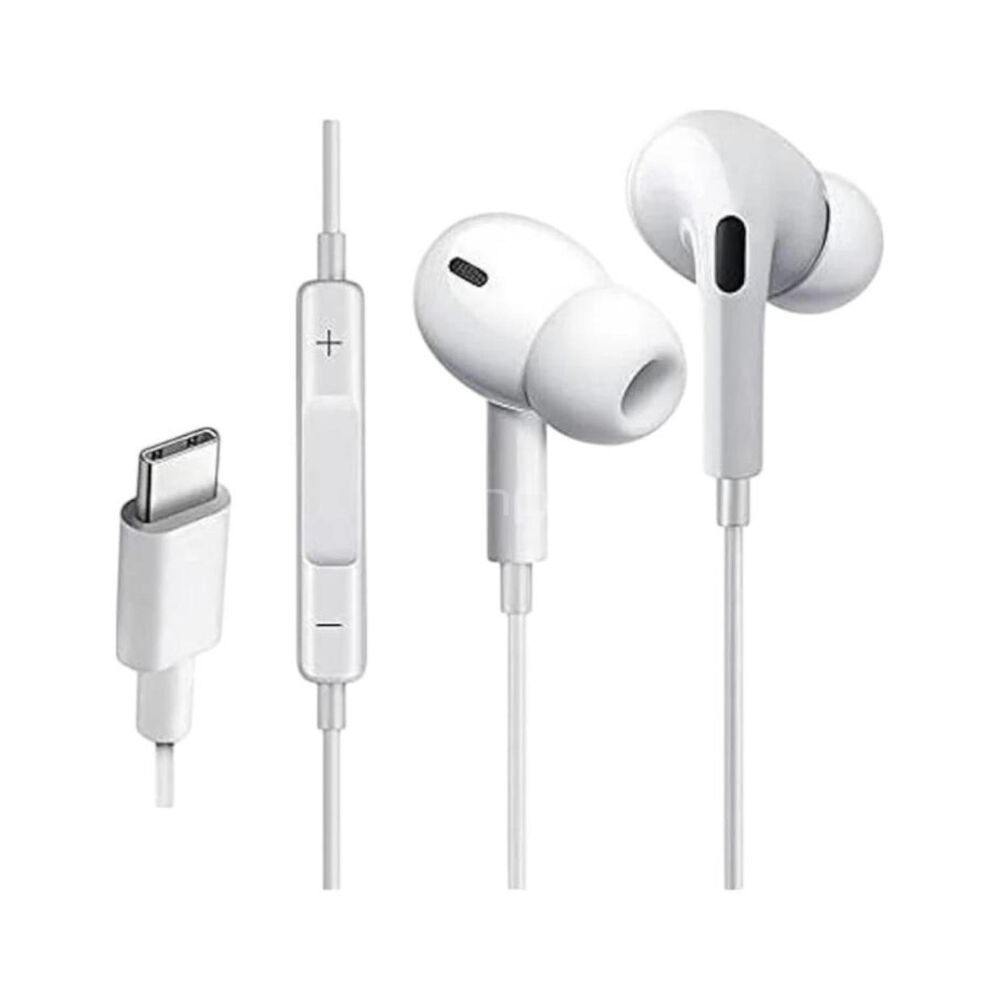 Audifonos Manos Libres Manos Libres Usb C Blanco C21 image number 1.0