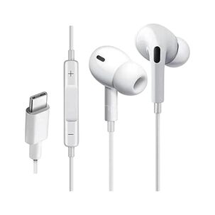 Audifonos Manos Libres Manos Libres Usb C Blanco C21