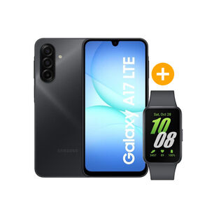Samsung Galaxy A17 LTE / 4G / 128 GB / Negro + Galaxy Fit3