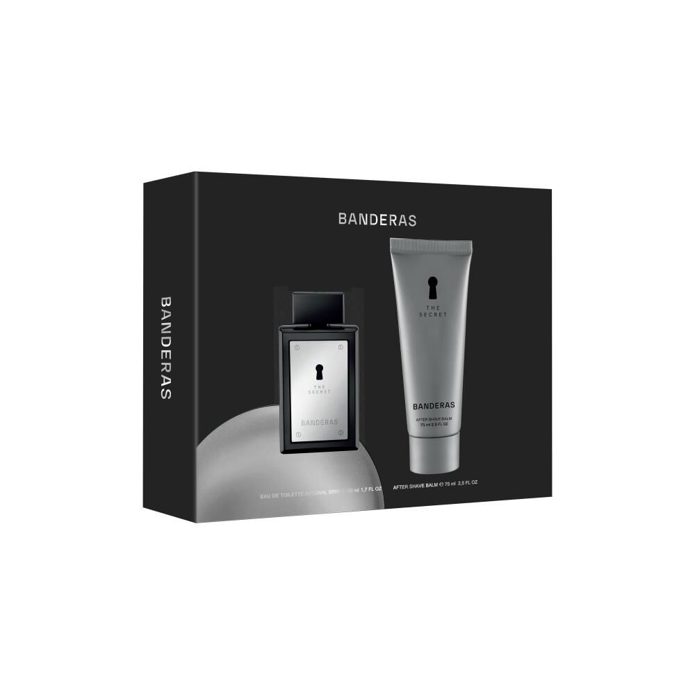 Estuche Banderas Hombre The Secret Eau De Toilette 50 Ml + Balsamo After Shave 75 Ml image number 1.0