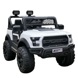 Camioneta El&eacute;ctrica Fullexpedition Ni&ntilde;o Ni&ntilde;o Infantil Blanco