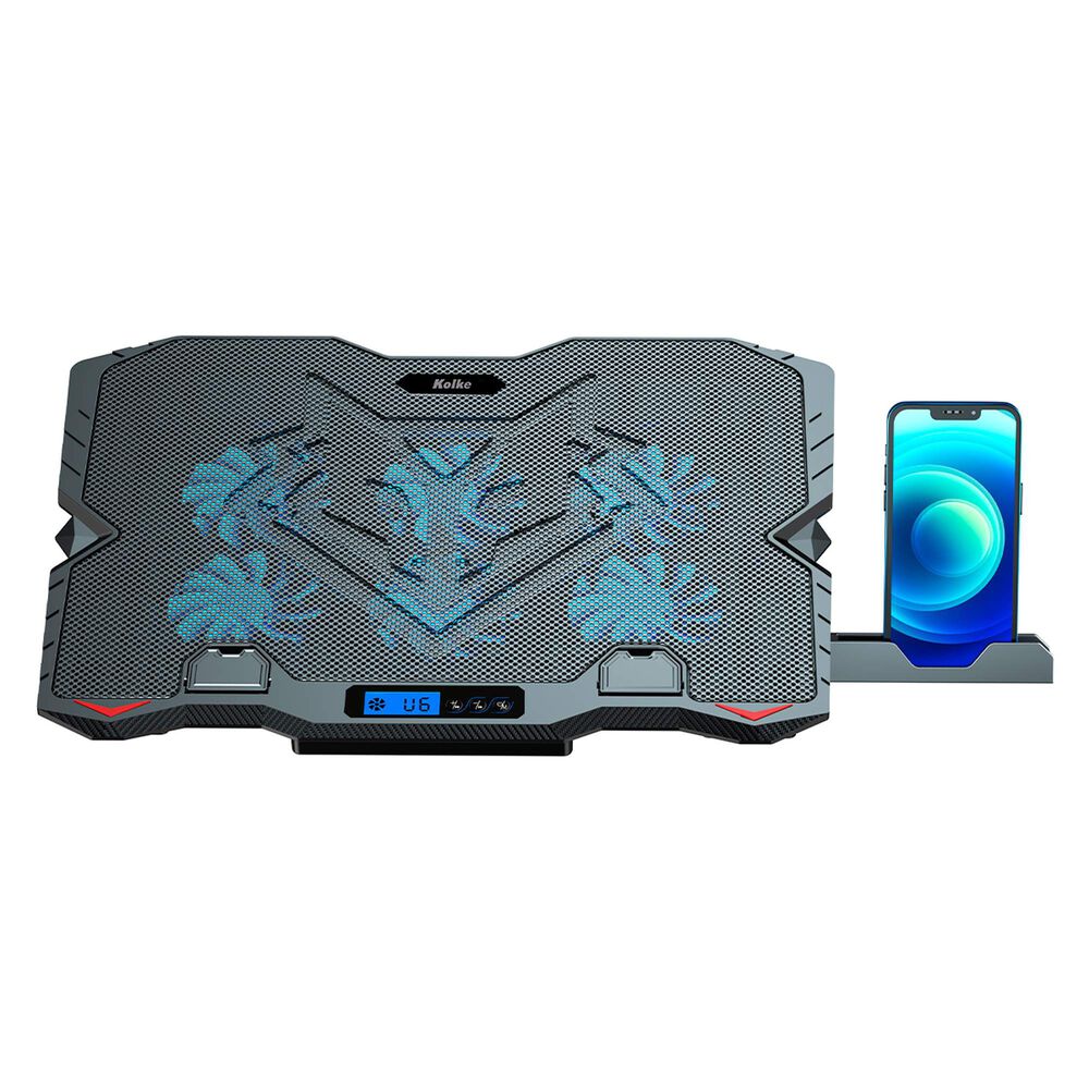 Base Cooler Para Notebook Kolke 15,6' Control 6 Ventiladores image number 1.0