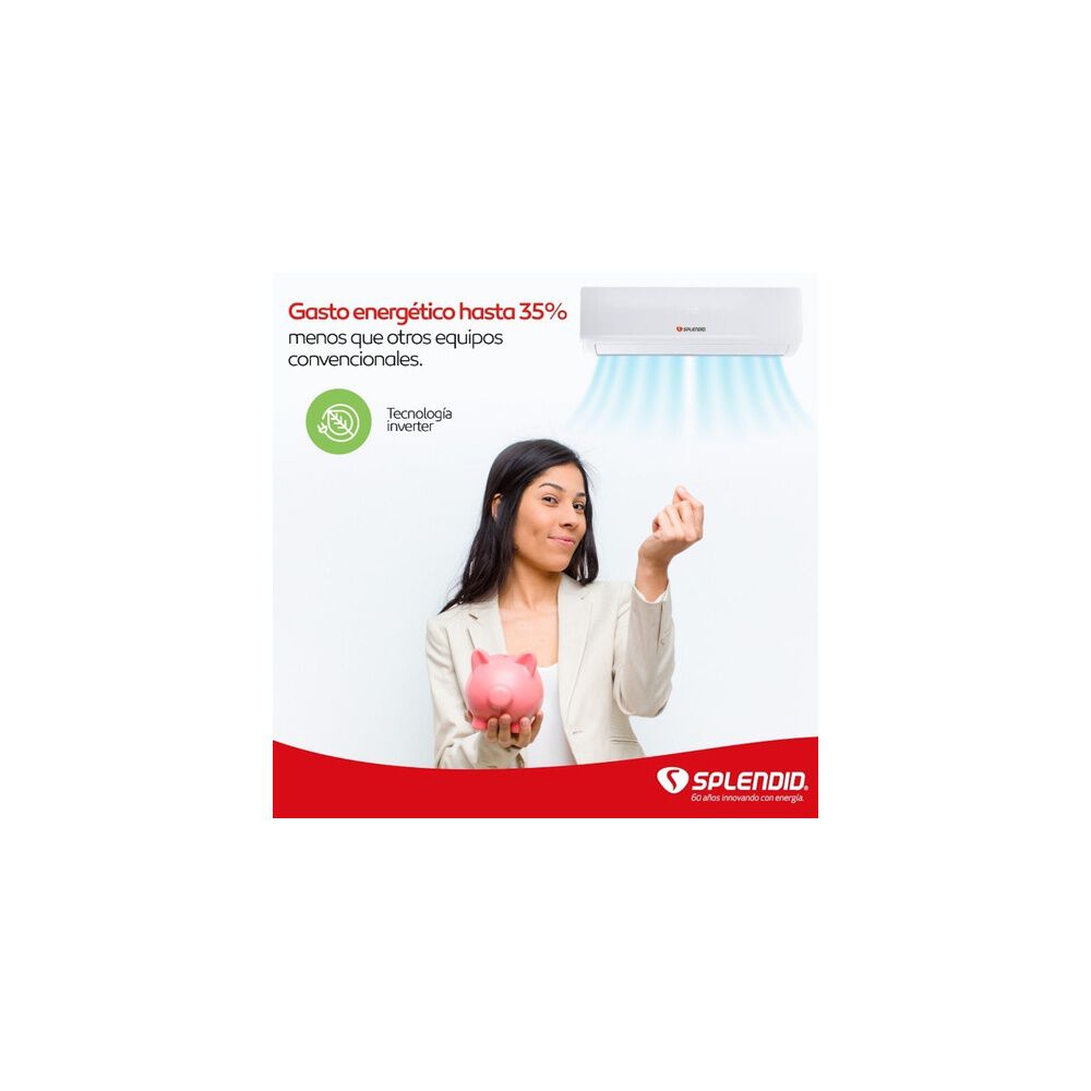 Aire Acondicionado 9000 Btu Inverter Splendid image number 19.0