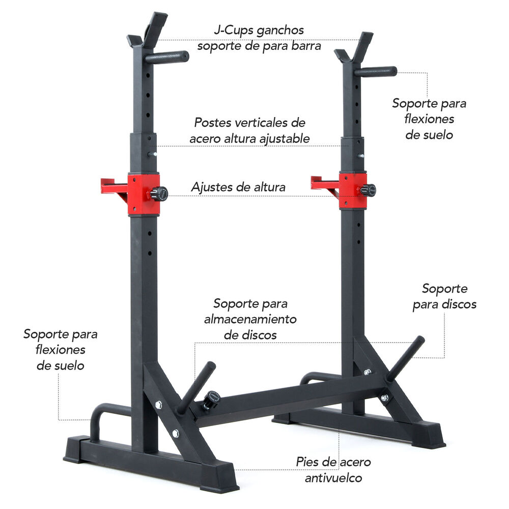 Squat Rack Atletis Force Line 200 image number 2.0