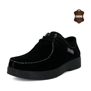 Mocasin De Cuero Soira Negro Alquimia