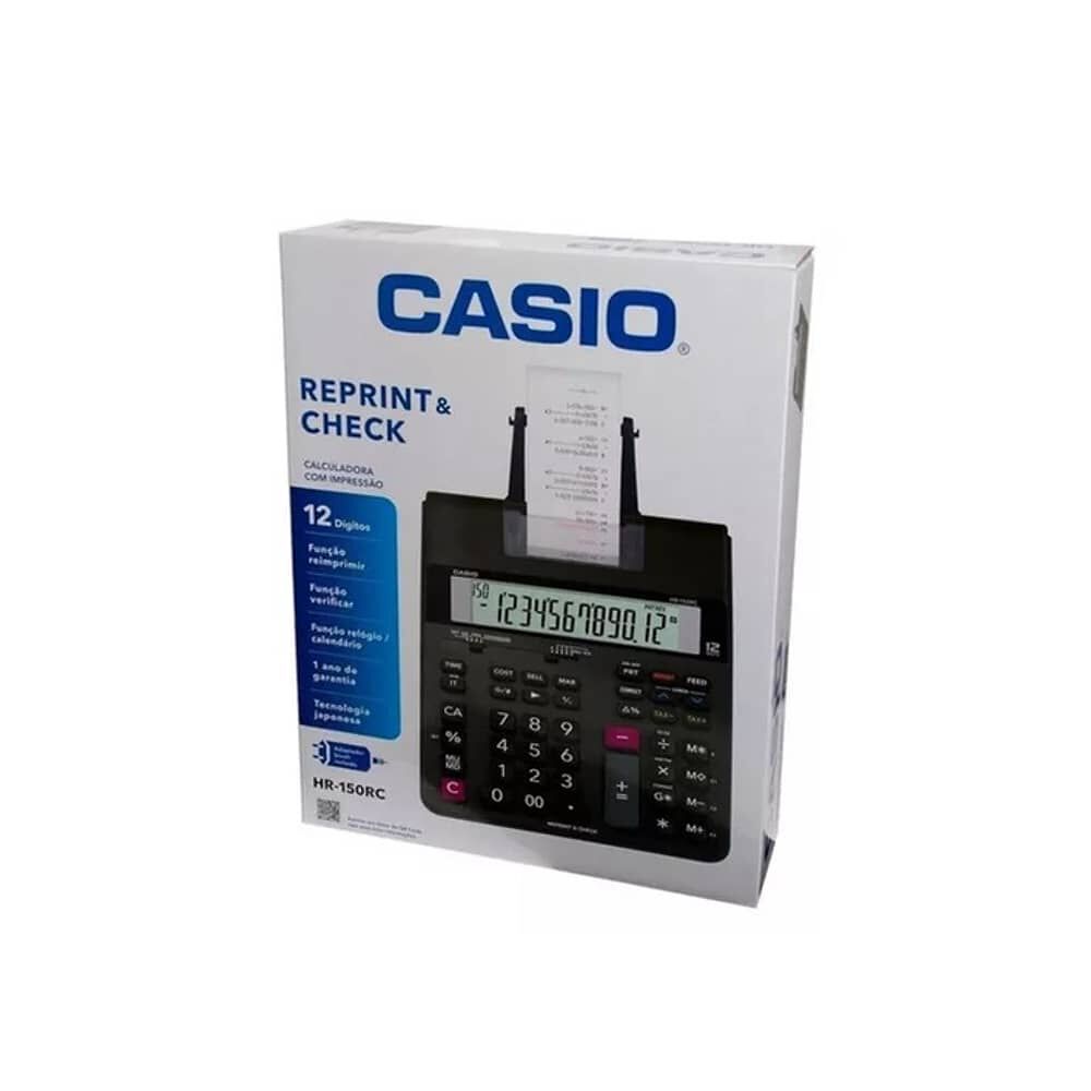 Calculadora Con Impresora Casio Hr-150rc image number 1.0