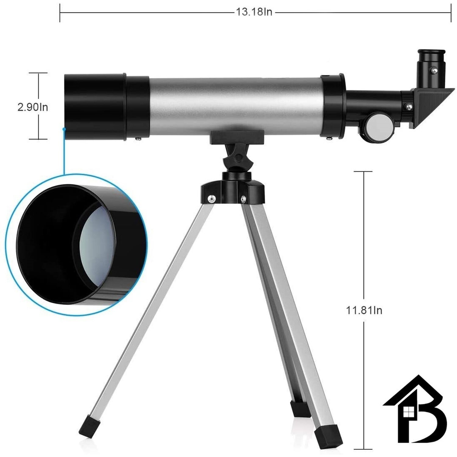 Telescopio Astron&oacute;mico Profesional Monocular F36050m image number 2.0