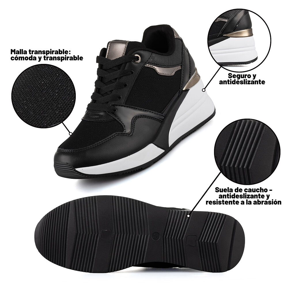 Zapatilla Casual Mujer Deportiva Urbana Moda Weide Jll015 image number 7.0