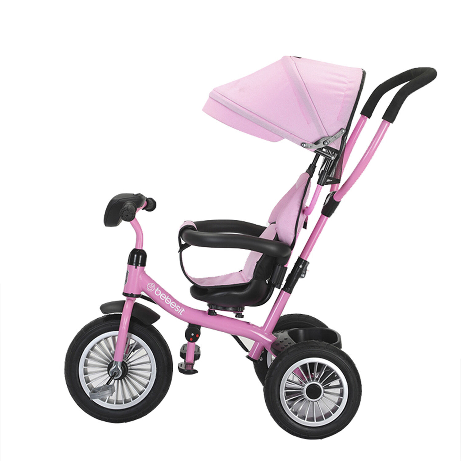 Triciclo Paseo Infantil 360 1326 Lx Rosado Bebesit image number 2.0