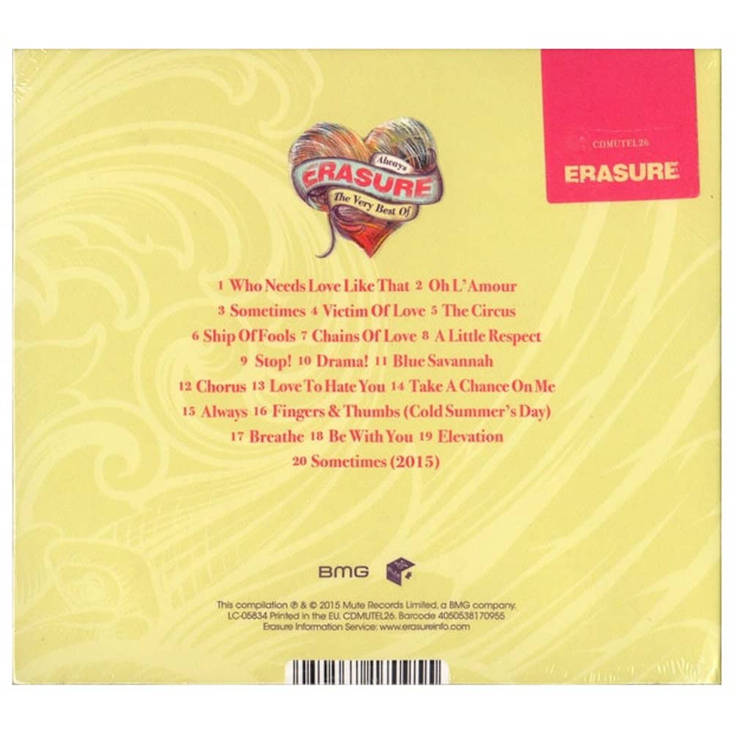 Erasure - Always: The Very Best | Cd image number 2.0