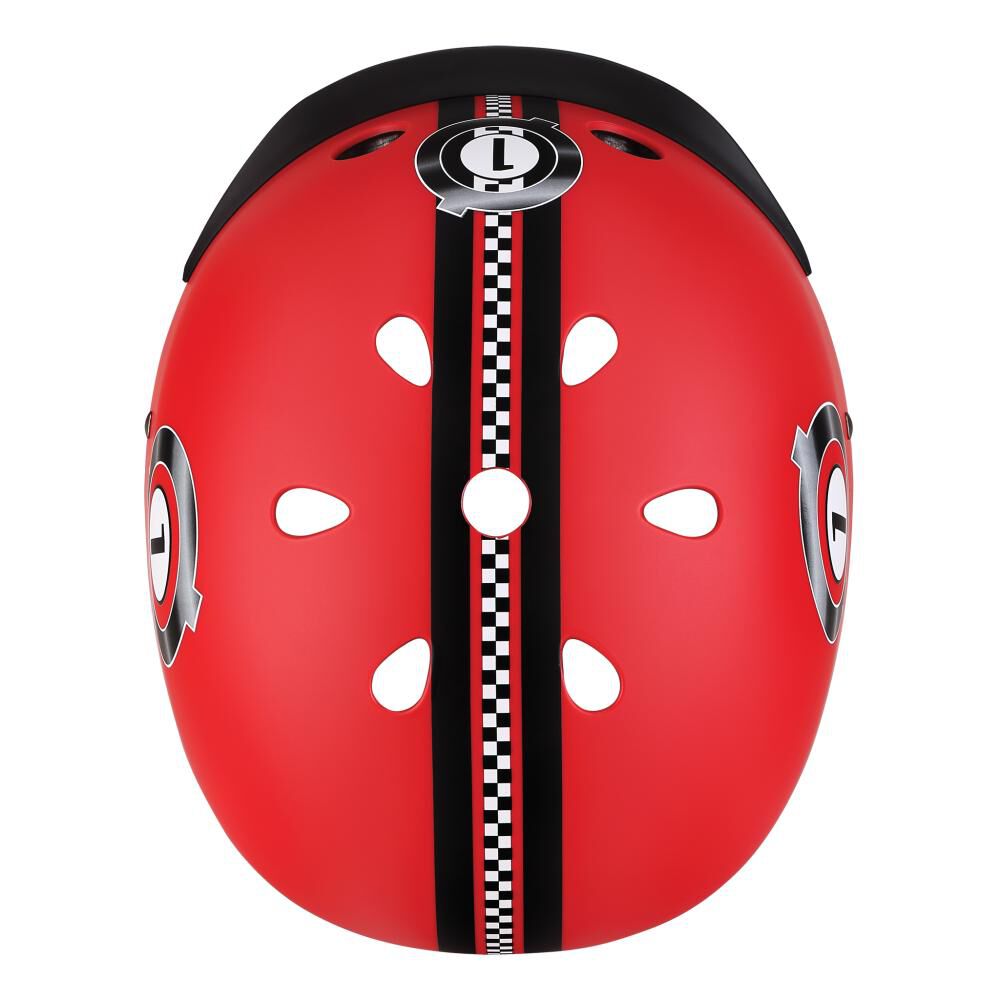 Casco Globber Helmet Elite Lights Red Xs/s