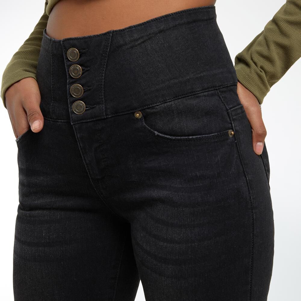 Jeans Tiro Alto Super Skinny Mujer Rolly Go image number 4.0