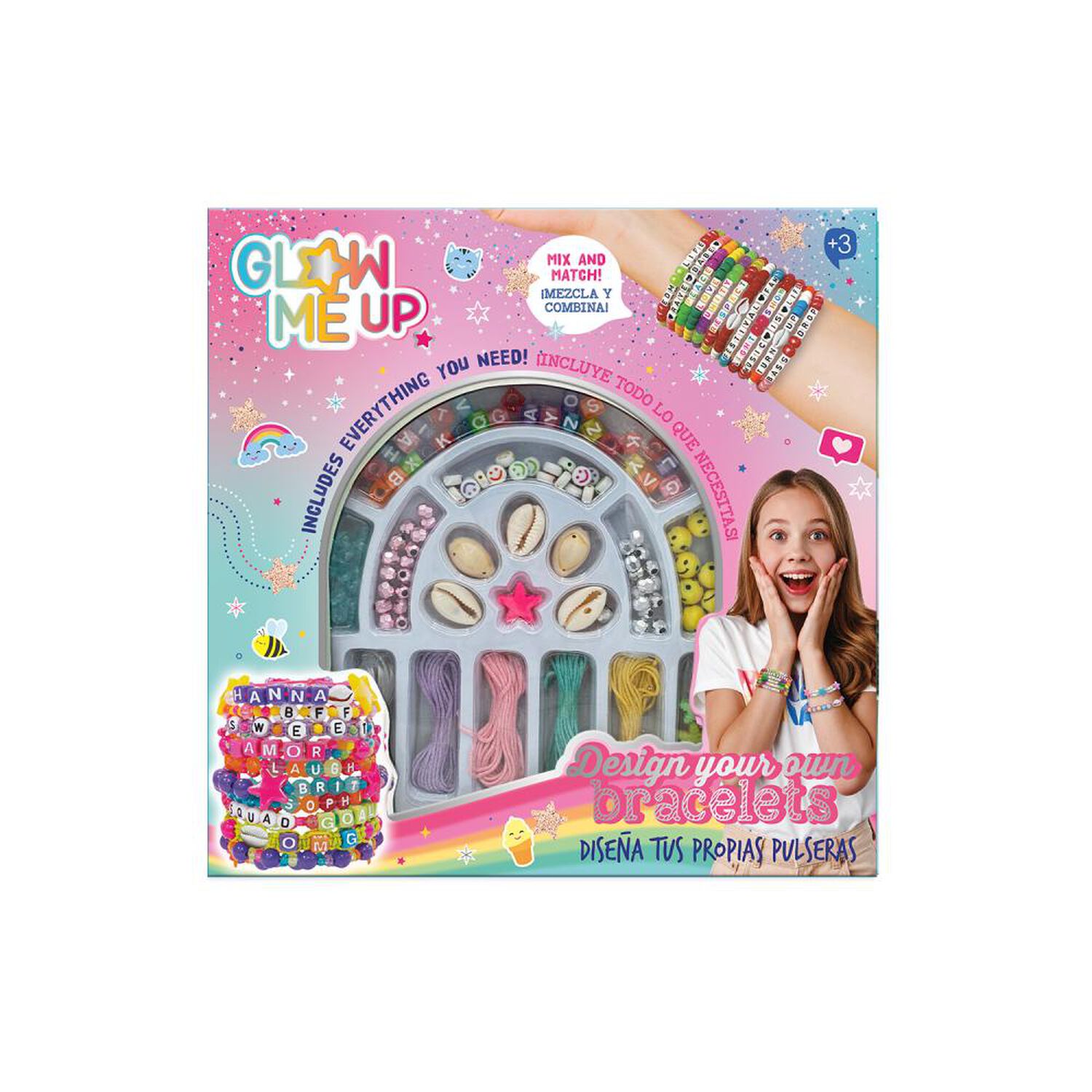 Set Dise&ntilde;a Pulseras Glow Me Up image number 3.0