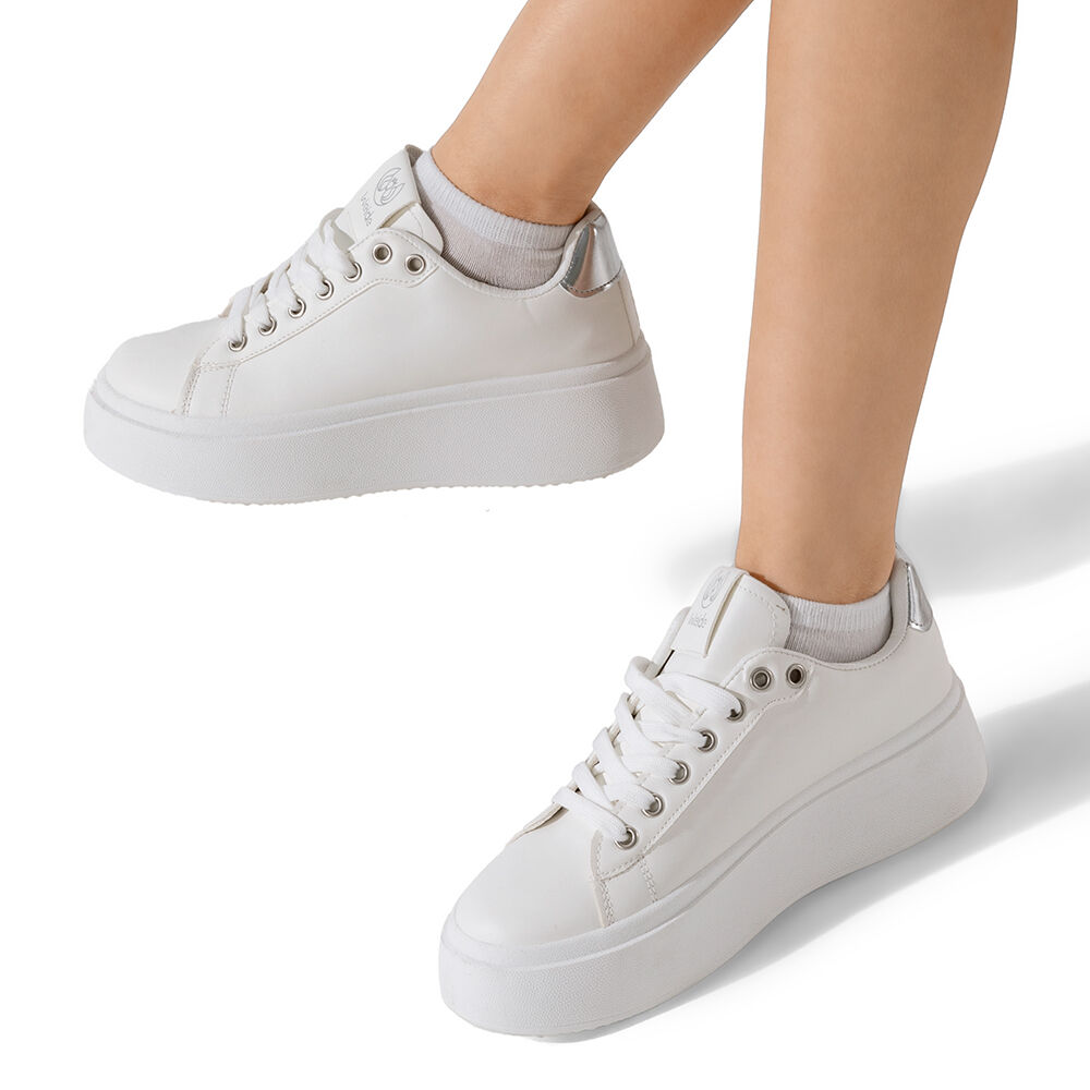 Zapatilla Casual Urbana Plataforma Mujer Weide Lt130b image number 2.0