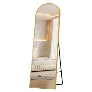 Espejo Ovalado Cuerpo Entero 160x50cm Con Base Plegable