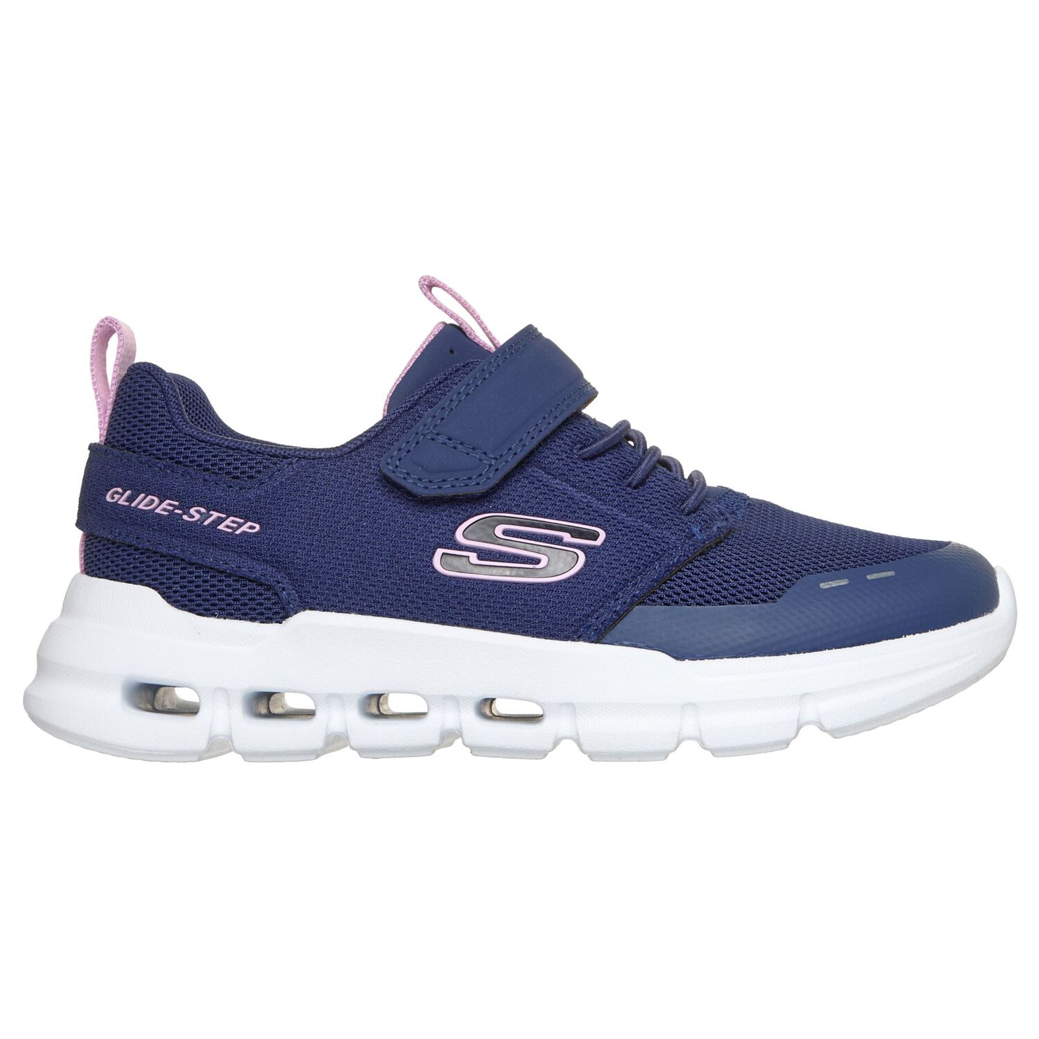 Zapatilla Skechers Glide-step Flow Ni&ntilde;a Azul image number 0.0