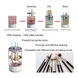 Maquina Limpiadora De Brochas De Maquillaje Automático