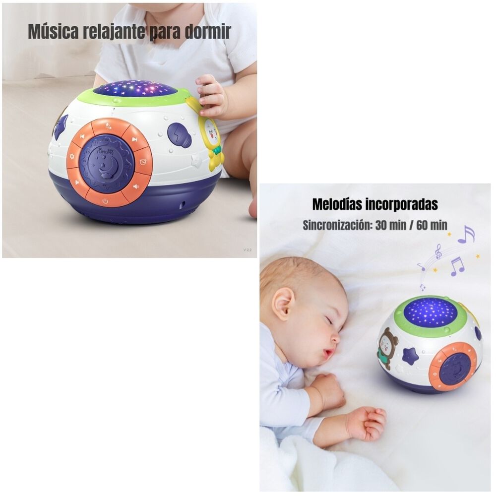 Proyector Inteligente L&aacute;mpara Luz Melod&iacute;a Espanta Cuco Tm168 image number 6.0