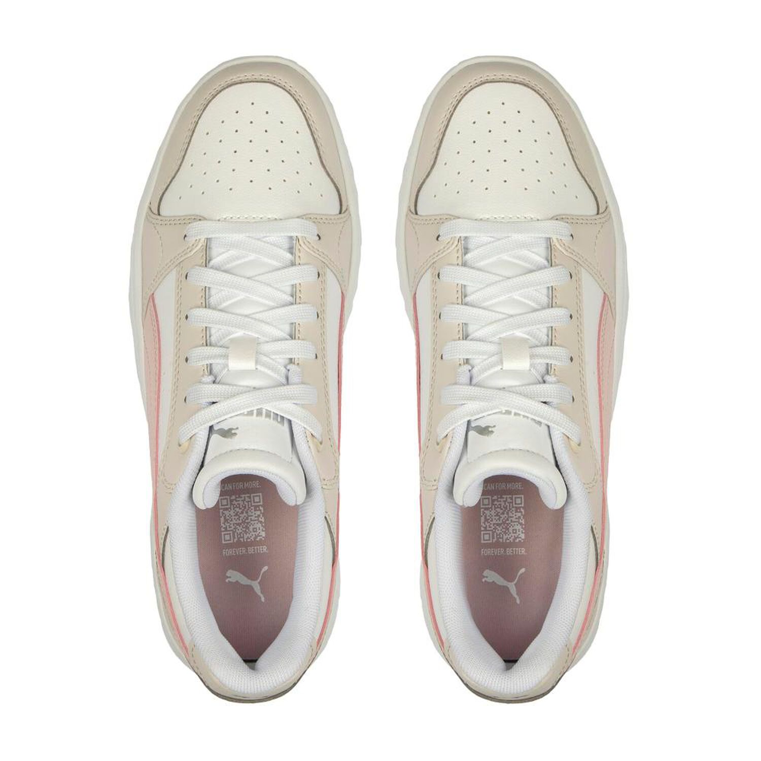 Zapato Casual Mujer Puma Rebound Beige image number 4.0