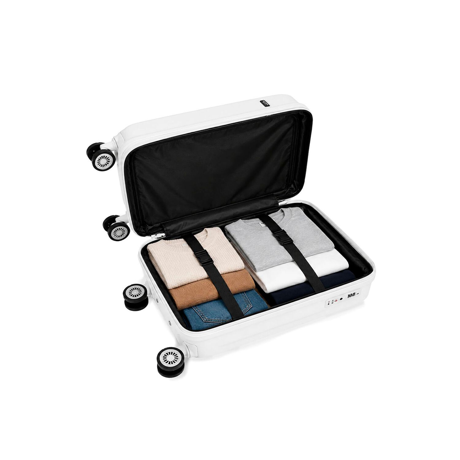Pack 2 Maletas S 10kg + L 23kg Donna Karan Your Call Blanca Dkny image number 5.0