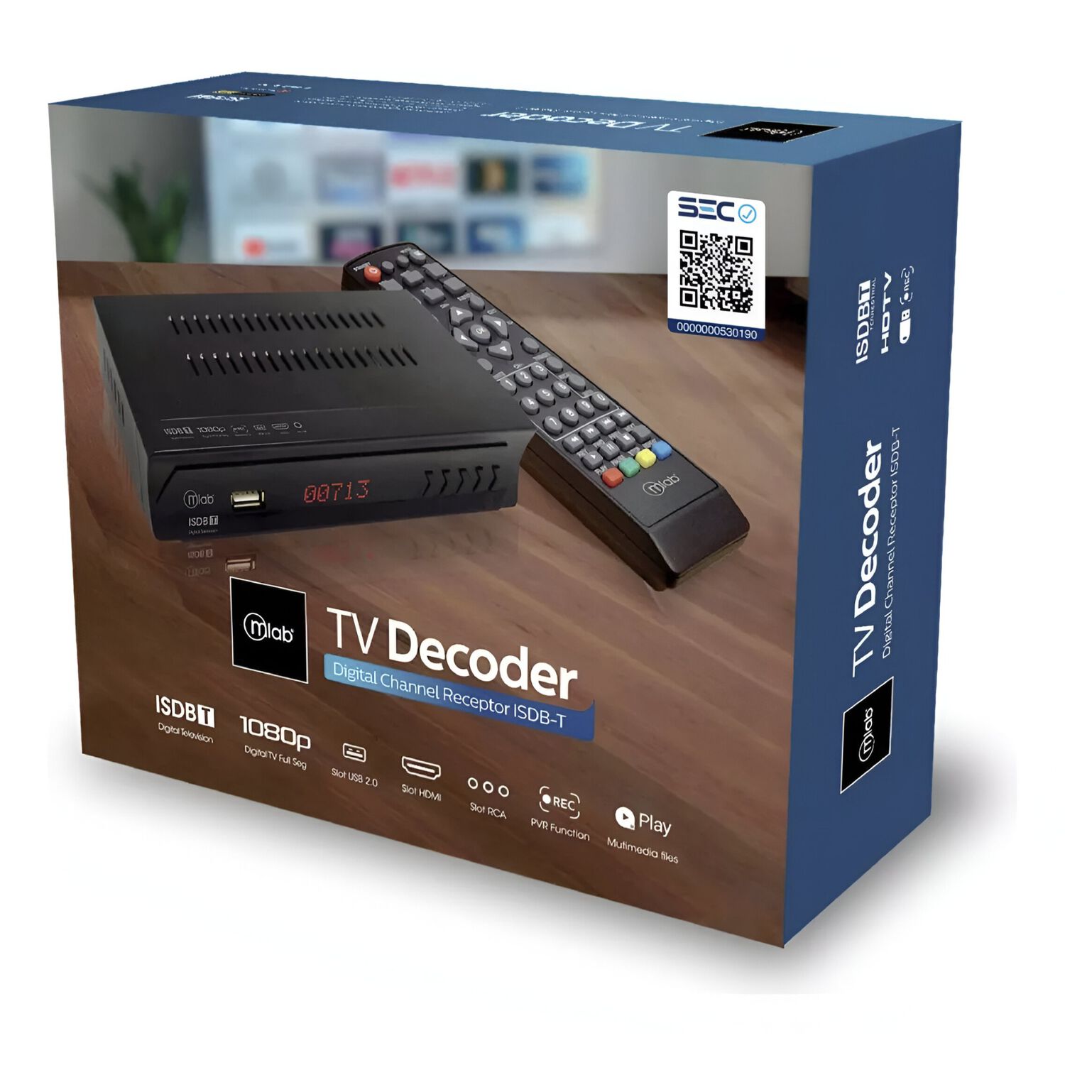 Decodificador De Se&ntilde;al Digital Para Tv Isdb-t High Power image number 8.0