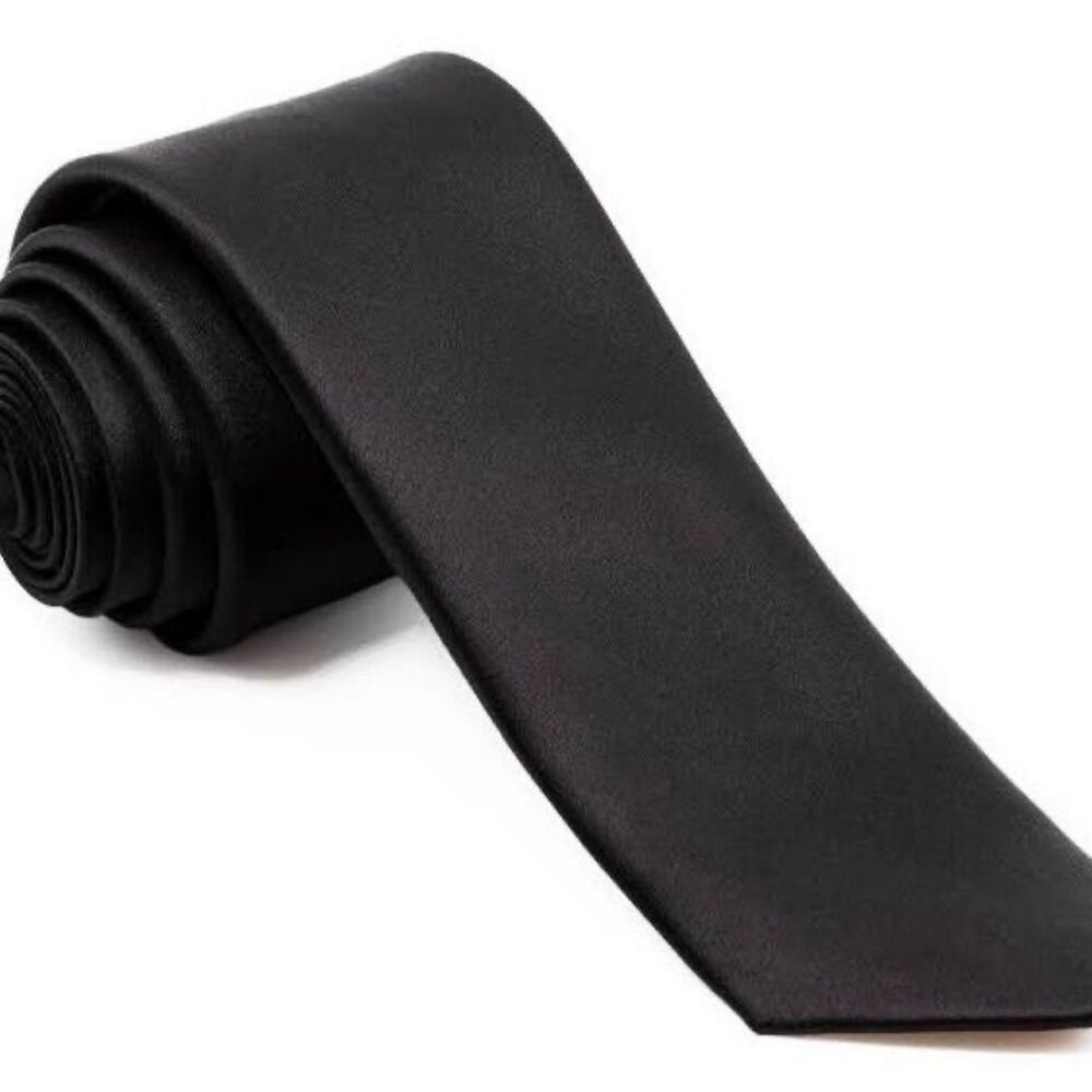 Corbata Lisa Para Hombre image number 1.0