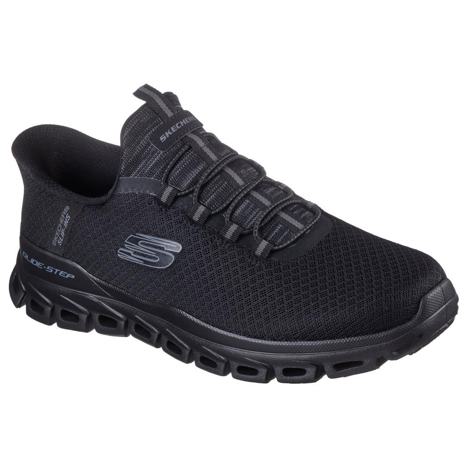 Zapatilla Urbana Hombre Skechers Glide-step Bbk image number 3.0