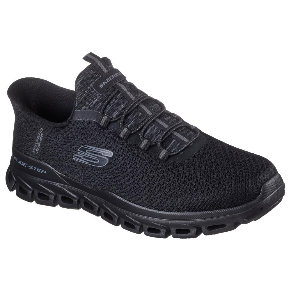 Zapatilla Urbana Hombre Skechers Glide-step Bbk image number 3.0