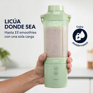 Licuadora Oster Port&aacute;til 590 Ml Recargable Verde Blstgfpm20