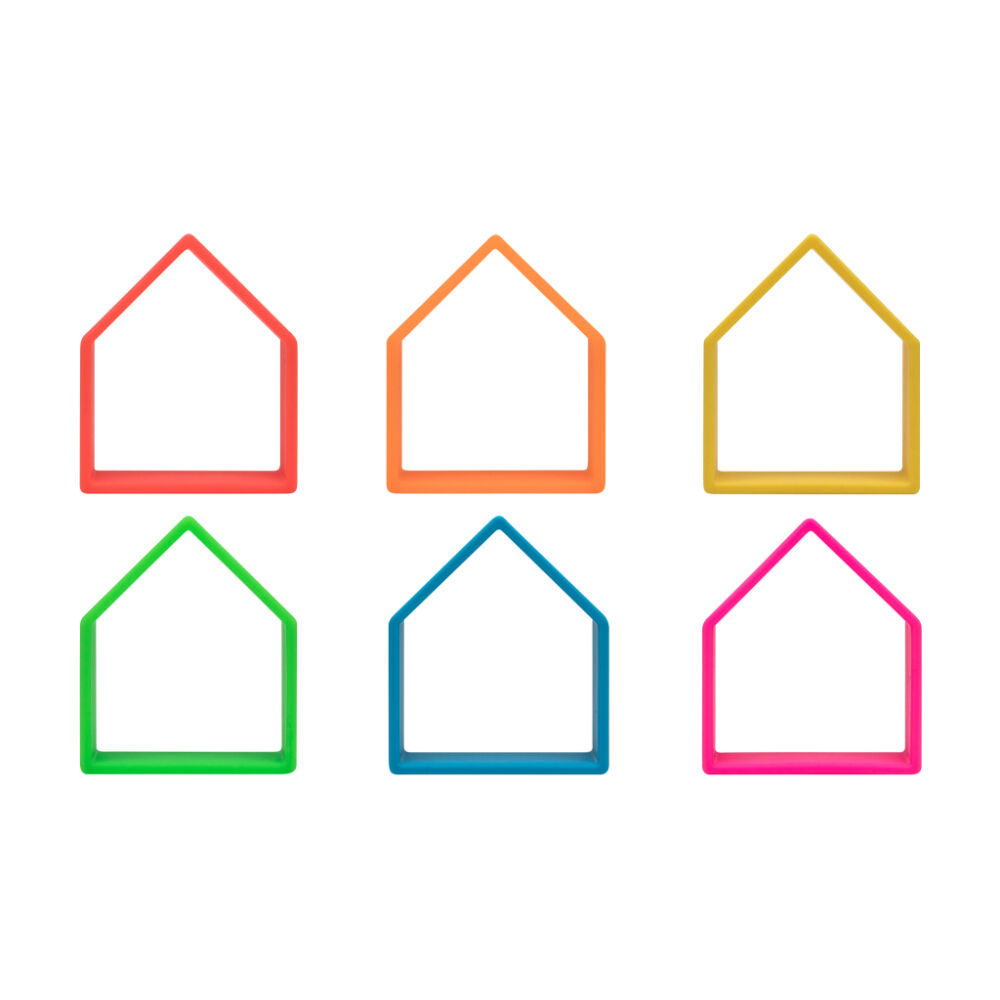 Set De 6 Personas Y 6 Casas De Colores Dna image number 4.0