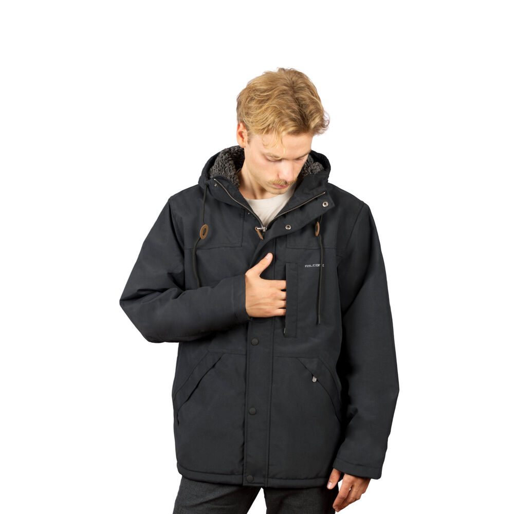 Chaqueta Impermeable Chiporro Unexplored V2 Negro Hombre Falcone image number 3.0